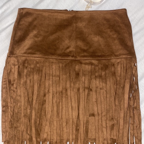 Kimika fringe skirt nwt - Picture 3 of 6